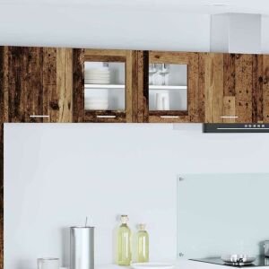 vidaXL Függő szekrény polcokkal Riga Öreg fa 40 x 31 x 40 cm Faanyag 145367602 - Konyhaszekrény