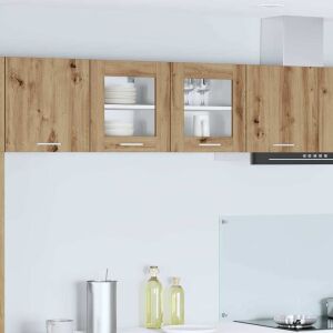 vidaXL Függő szekrény Riga 2 pcs Artisan tölgy 40 x 31 x 40 cm Faanyag