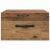 vidaXL Éjjeliszekrény fiókkal 2 pcs Régi fa 35 x 35 x 20 cm Faanyag 145371352