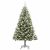 vidaXL Műanyag csuklós karácsonyfa bolyhos hóval Zöld és fehér 180 cm 145373840