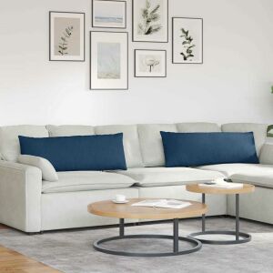 vidaXL Perne pentru canapea 2 pcs albastru 120 x 40 cm țesătură 145374677 - Mobilier de grădină