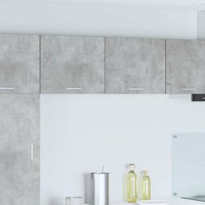 vidaXL Függő szekrény Riga 2 pcs Beton szürke és fehér 50 x 31 x 40 cm