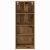 vidaXL Függő szekrény Riga Öreg fa 40 x 29,5 x 100 cm Faanyag 145377424