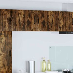 vidaXL Fali konyhaszekrény 2 pcs Füstölt tölgy 50 x 31 x 40 cm Faanyag