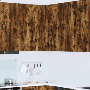 vidaXL Fali konyhaszekrény Füstölt tölgy 57 x 57 x 100 cm Faanyag