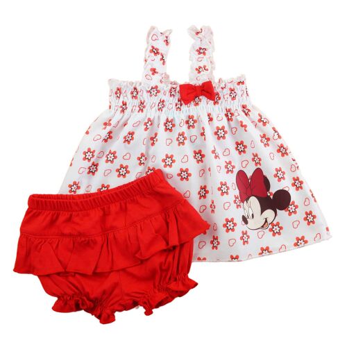 2 részes kislány nyári szett rövidnadrággal, tunikával Minnie egér mintával 145379892