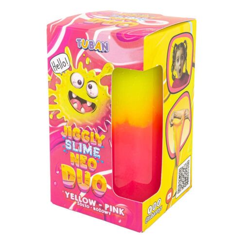 Tuban JIiggly Slime Neo Duo Sárga-Rózsaszín 430G 145380062