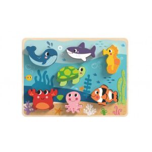 TOOKY fapuzzle tengeri kisállatkák 8 dbos 145380135 - Baba puzzle