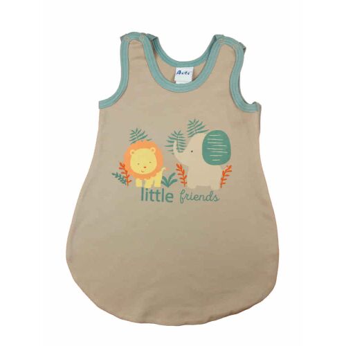 Ujjatlan vékony pamut hálózsák Szafaris mintával 1 TOG 145380221