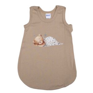 Ujjatlan vékony pamut hálózsák Macis mintával 1 TOG