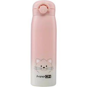 FreeON thermo kulacs 480ml- Pink cica 145381047 - Étel & Ital hordozó
