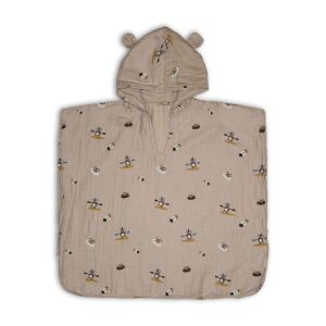 Nuuroo Flor muszlin poncsó - Beige surfer