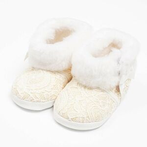 Baba téli csipke csizma New Baby 0-3 h bézs 145383449 - Puhatalpú cipő, kocsicipő
