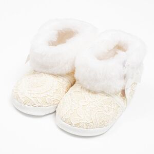 Baba téli csipke csizma New Baby 6-12 h bézs 145383937 - Puhatalpú cipő, kocsicipő
