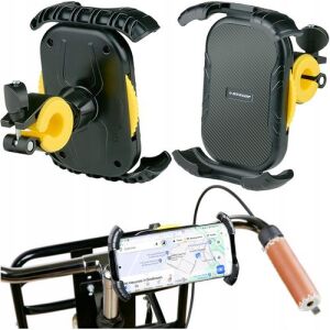 Držiak telefónu Dunlop na bicykel – 360° otáčanie, stabilný úchop 145387623 - Držiaky telefónu na bicykle a motocykle