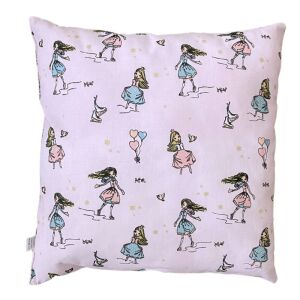 Királylányos kispárna 40x40 cm 145387701 - Díszpárna