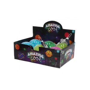 Csillámos pattogóü kislabda fényhatással, 10 cm, többfajta, 1 db 145390734 - Pattogó labda