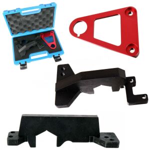 Set unelte pentru blocarea distributiei, TC Technic, pentru motoare Mercedes OM651, 1.8/2.1/2.2 CDI, 2kg, cu valiza ABS 145393430 - Blocări de distribuție auto