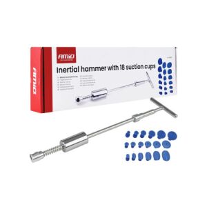 Młot bezwładnościowy do prostowania paneli karoserii z 18 przyssawkami, Amio 145394416 - AMiO