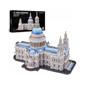 Puzzle 3D, Catedrala St. Paul's, Piececool, metal, 639 piese 145394806 - Puzzle 3D