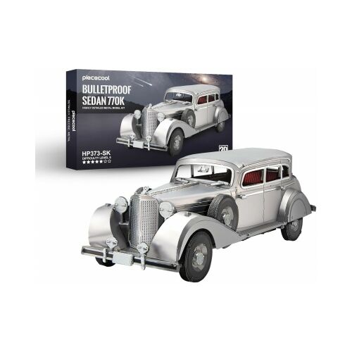 Puzzle 3D, Limuzyna pancerna 770k, Piececool, metal, 154 elementy 145394821
