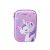 Iskolai összecsukható tolltartó Unicorn 3D-vel 23x15x5 cm lila 145397519