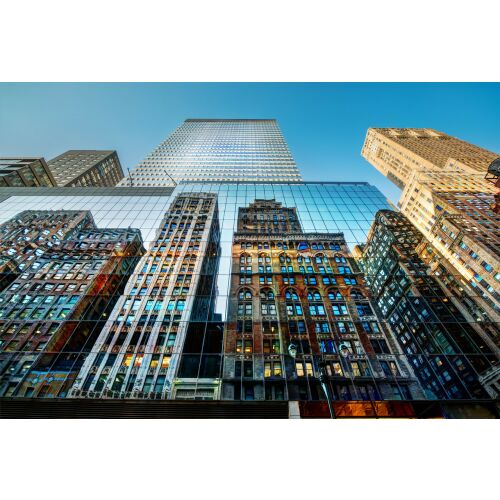 Fototapet Inaltimi in New York, 300 x 250 cm, New York városkép tapéta, városi dekoráció 
