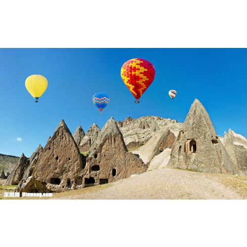 Fototapet Capadoccia 4 tapéta, 200 x 150 cm, Kappadókia hőlégballon táj - Barkács és DIY