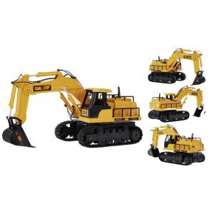 Excavator controlat de la distanță pentru copii 3+ obiecte în mișcare+Sunete+Accesorii 145402561 - Mașină de lucru pentru copii