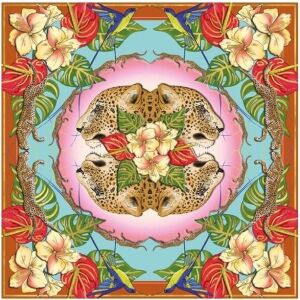 Muzee și Galerii Carnet pătrat cu plic Leoparzi și Colibri 145402664 - Șervețele
