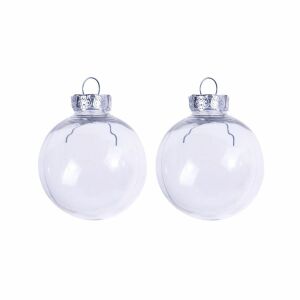 Arpex Bombka przeźroczysta zrób to sam 2 szt. 145402690 - Decorațiuni pentru pomul de Crăciun