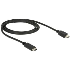 Delock USB-C 1.0m czarny 145402842 - Kabel USB