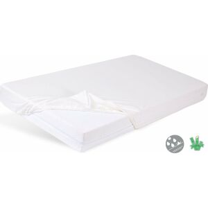 Matex Prześcieradło nieprzemakalne Bamboo 140x70 cm, białe 145403082 - Prześcieradło dla niemowląt i dzieci