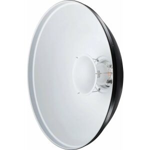 Jinbei Beauty Dish reflektor Jinbei 50 cm fehér Bowens, diffúzorral 145403092 - Stúdiófény és Reflektor