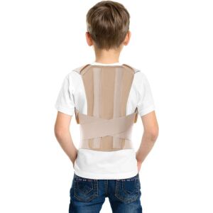 TOROS-GROUP Gorset do korekcji postawy 652 dziecięcy beżowy r. 3 145403361 - Pomoc rehabilitacyjna
