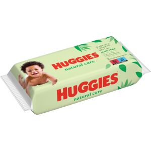 Huggies Natural Care nedves törlőkendő 56 db