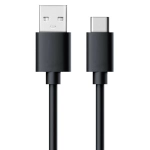 Cablă de date RealPower negru USB-A la USB-C 145403437 - Cabluri de date