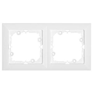 Opál Keret 2-szeres opál/fehér gyöngy 145403720 - Villanykapcsoló keret