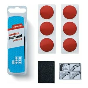 Weldtite Kerékfoltozó készlet PUNCTURE RED DEVILS SELF SEAL PATCH KIT 6 x önragasztó folt doboz 25 db. (WLD-1036)