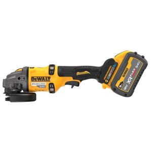 DEWALT SZARLIGÓLÓ Csiszoló 125mm 18V DCG418SHDX2 2x9,0Ah FV BL Lapátkapcsoló TSTAK