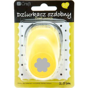 Dekoratív lyukasztó 2,5 cm virág