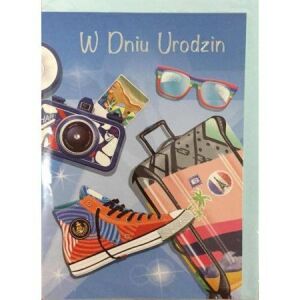 Panorama Karnet urodziny B6 Premium 20 + koperta 145404887 - Decoratii si echipamente pentru petreceri