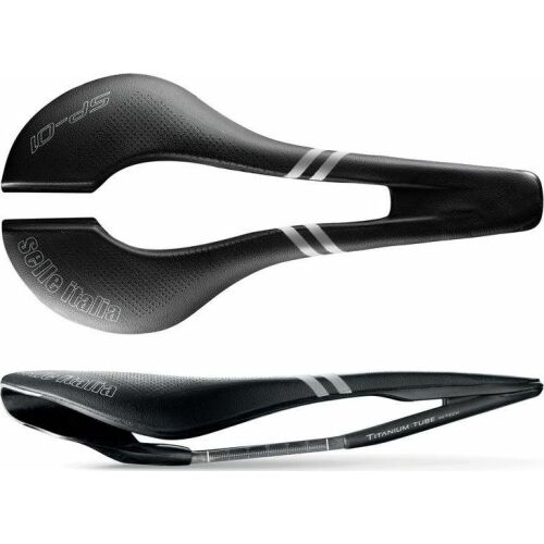 Selle Italia Nyereg SELLE ITALIA SP-01 TITANIUM SUPERFLOW L (azonosító - L3) ti 316 cső 7, fibra-tek, fekete (ÚJ)