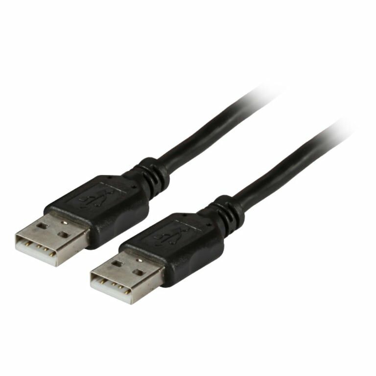 Cablu USB EFB USB-A - USB-A 3 m Negru (K5253SW.3)