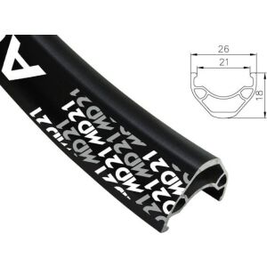 Alexrims MTB kerék ALEXRIMS MD21 27,5"x36 furat Tubeless Ready tárcsafék kapszlis fekete 145405263 - Kerékpár kerék