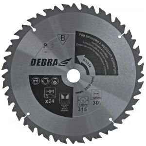 Dedra fűrészkorong 500x30mm 36 fog HM lapokkal és előtolás-korlátozóval (HL50036)