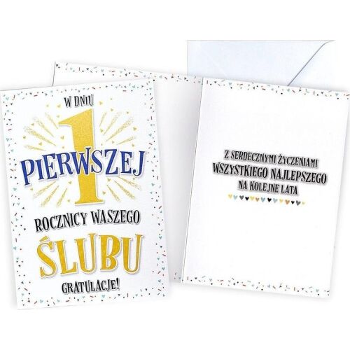 Felicitare de aniversare a nunții V-077 145405545