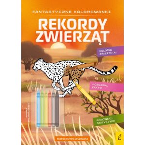 Állatrekordok. Fantasztikus színezők könyv ceruzákkal.