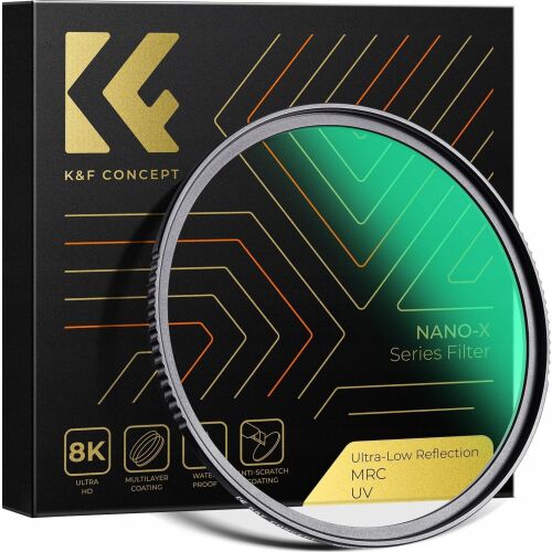 Szűrő Kf UV Ultra Low Reflection szűrő K&F CONCEPT NANO-X MRC 62 mm 62mm / KF01.2464 145405684