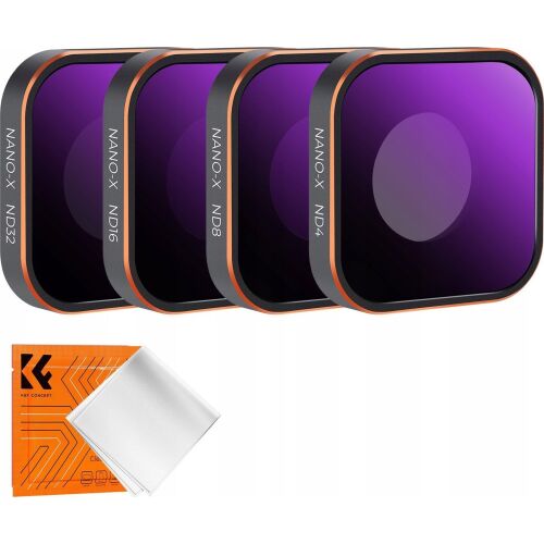 Szürke ND Szűrőkészlet 4in1 ND4 ND8 ND16 ND32 Gopro Hero 13 12 11 10 9-hez / Sku.2320 145405778